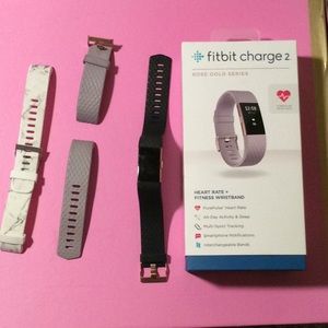 Fitbit Charge 2 Rose Gold Series